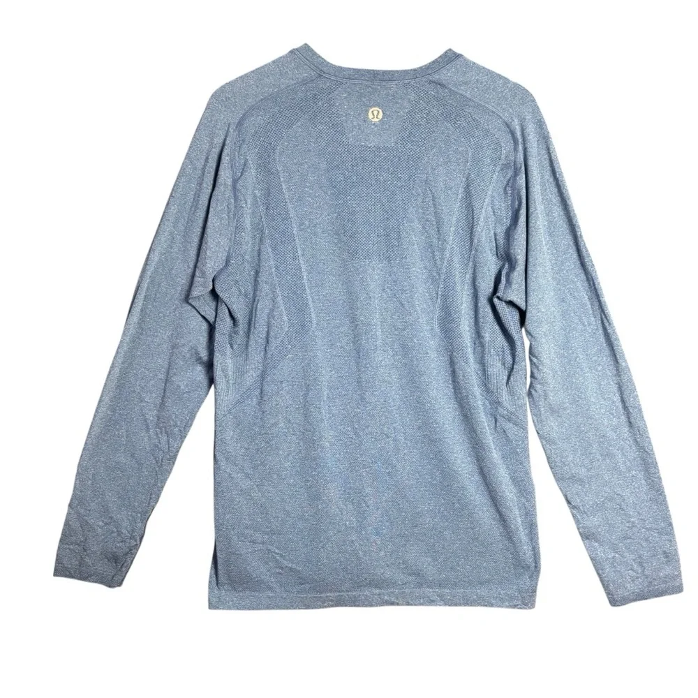 Lululemon Metal Vent Tech Long Sleeve in Heather Blue – Men’s Sz L - Picture 4 of 12